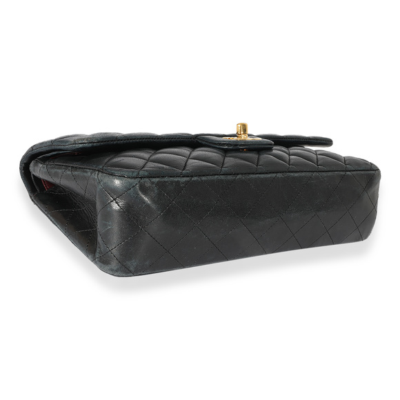 Black Chanel Quilted Lambskin Medium Classic Double Flap Bag - Picture 3 of 7